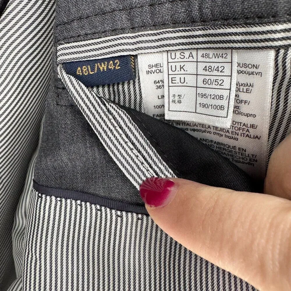 Brooks Brothers 1818 Fitzgerald Gray Wool-Blend Sport Coat – 48L / W42